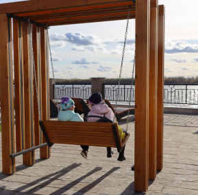 Набережная реки Обь